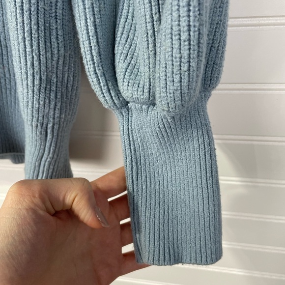 Workshop Blue Sweater Medium Women’s - Picture 5 of 7